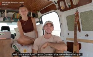 Gabby Petito con il fidanzato per la docuserie American Murder: Gabby Petito