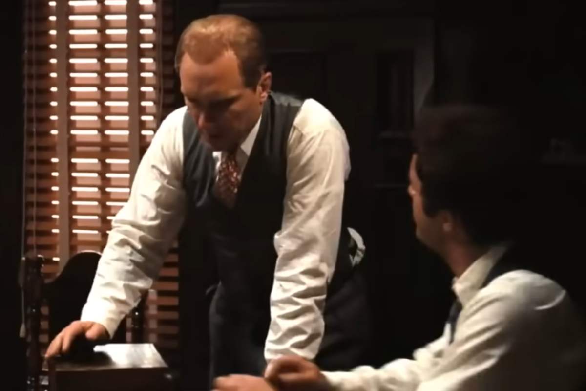Robert Duvall in una scena de Il Padrino