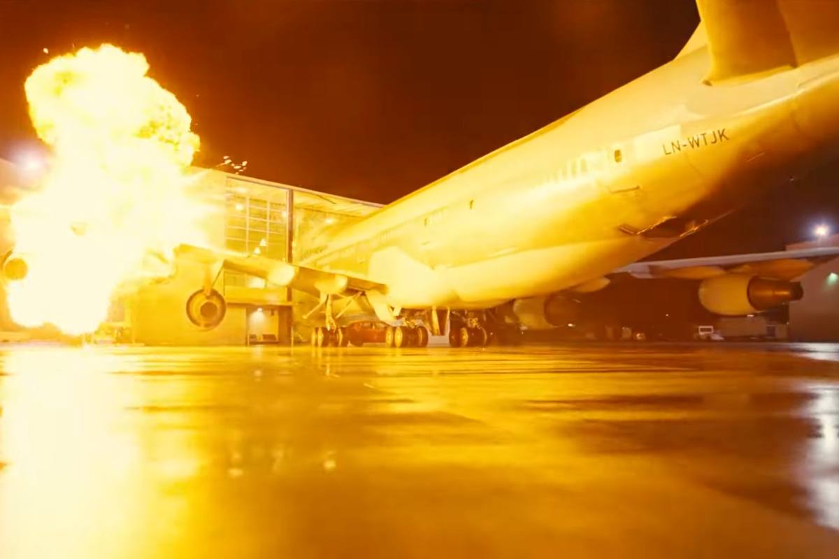 Il Boing che si schianta in Tenet