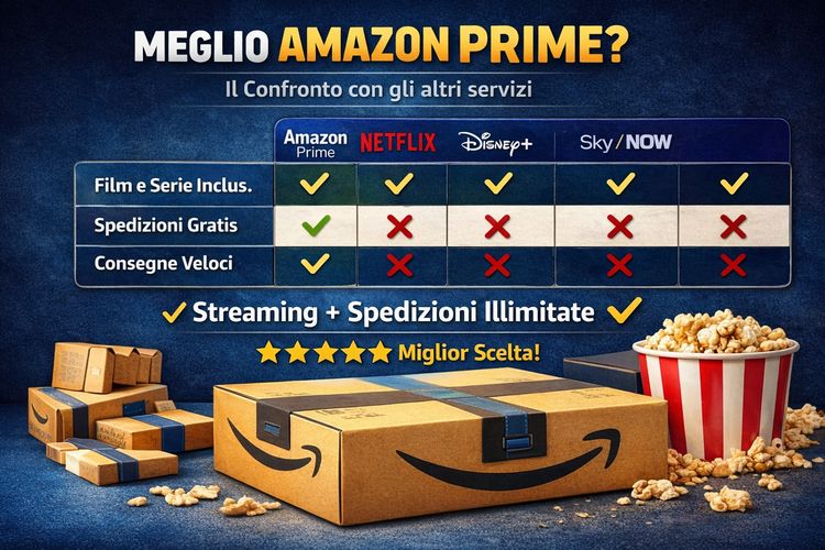 Amazon Prime ha anche le spedizioni
