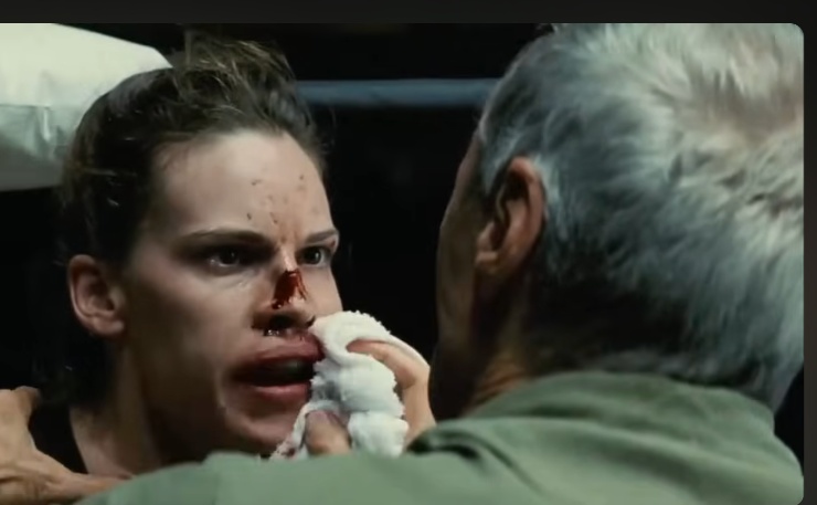 Hilary Swank in Million Dollar Baby