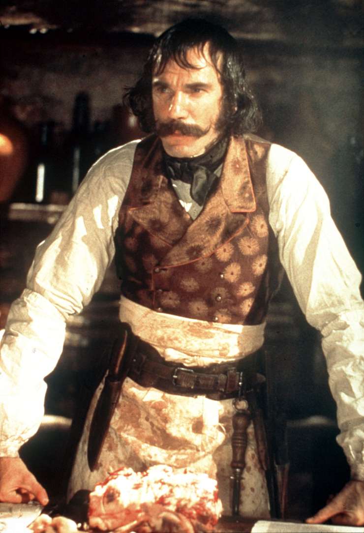 Daniel Day Lewis è Bill il Macellaio in Gangs of NY