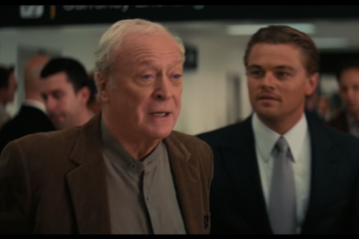Michael Caine e Leonardo DiCaprio