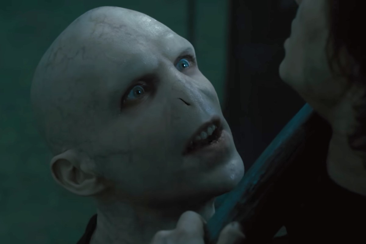 Ralph Fiennes nei panni di Lord Voldemort