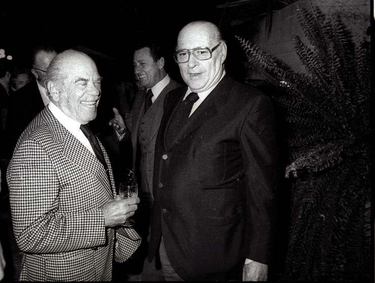 Frank Capra, Roberto Rossellini e Alberto Sordi