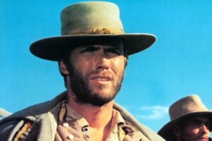 Clint Eastwood nei panni del cowboy