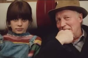 Nastassja Kinski e Hans Christian Blach in treno