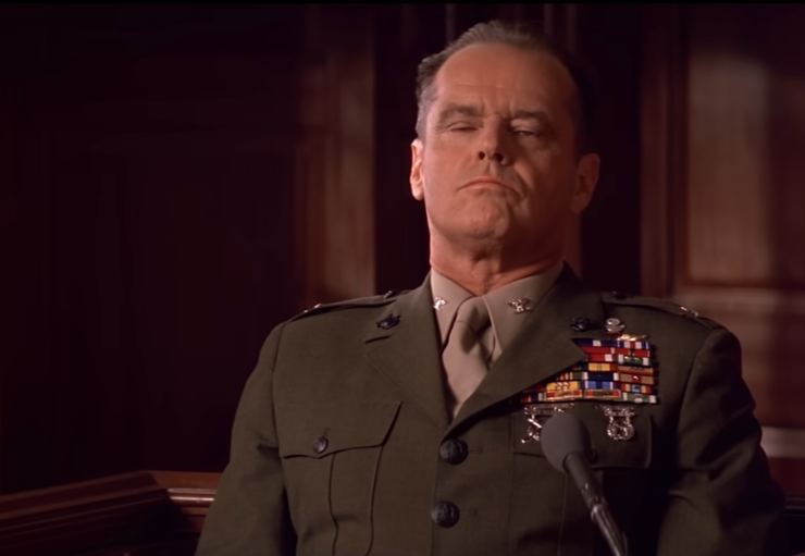 Jack Nicholson in Codice d'onore