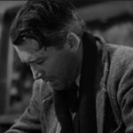 James Stewart con l'aria devastata nel film La vita è meraviogliosa