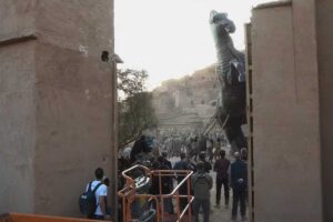 Uno scorcio con il cavallo di Troia di The Odyssey