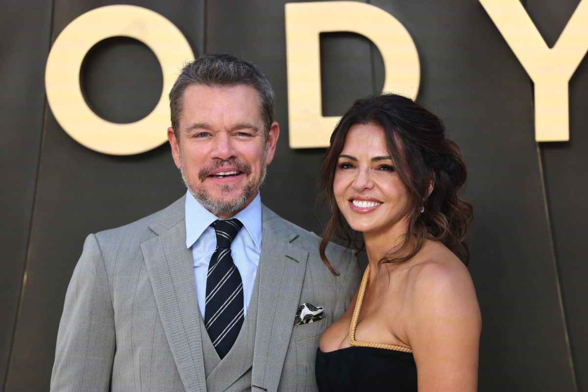 Matt Damon e la moglie Luciana Barroso