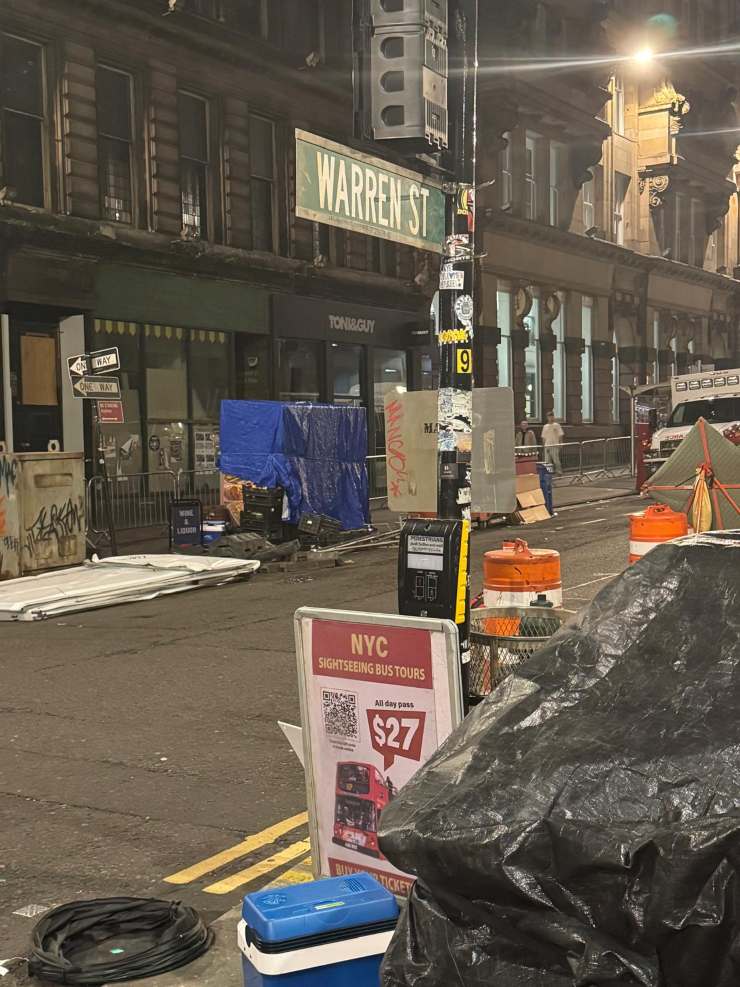 Le strade di NY ricreate a Glasgow